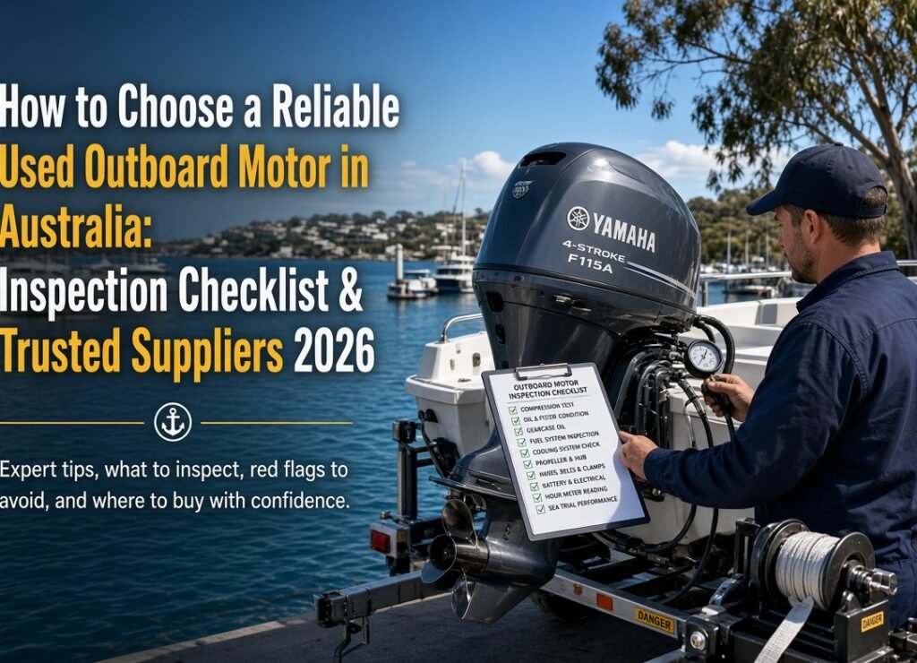 How to Choose a Reliable Used Outboard Motor in Australia: Inspection Checklist & Trusted Suppliers 2026